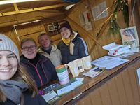 Stadttaubenhilfe schaut an unserem Stand vorbei